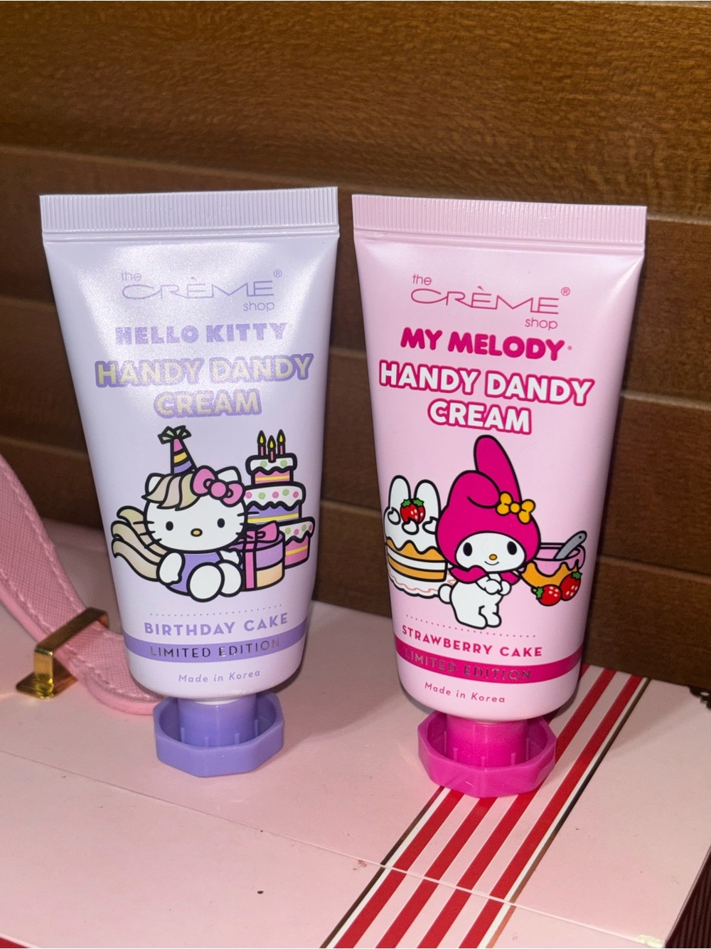 The Creme Shop x Sanrio Hello Kitty & My Melody Hand Creams